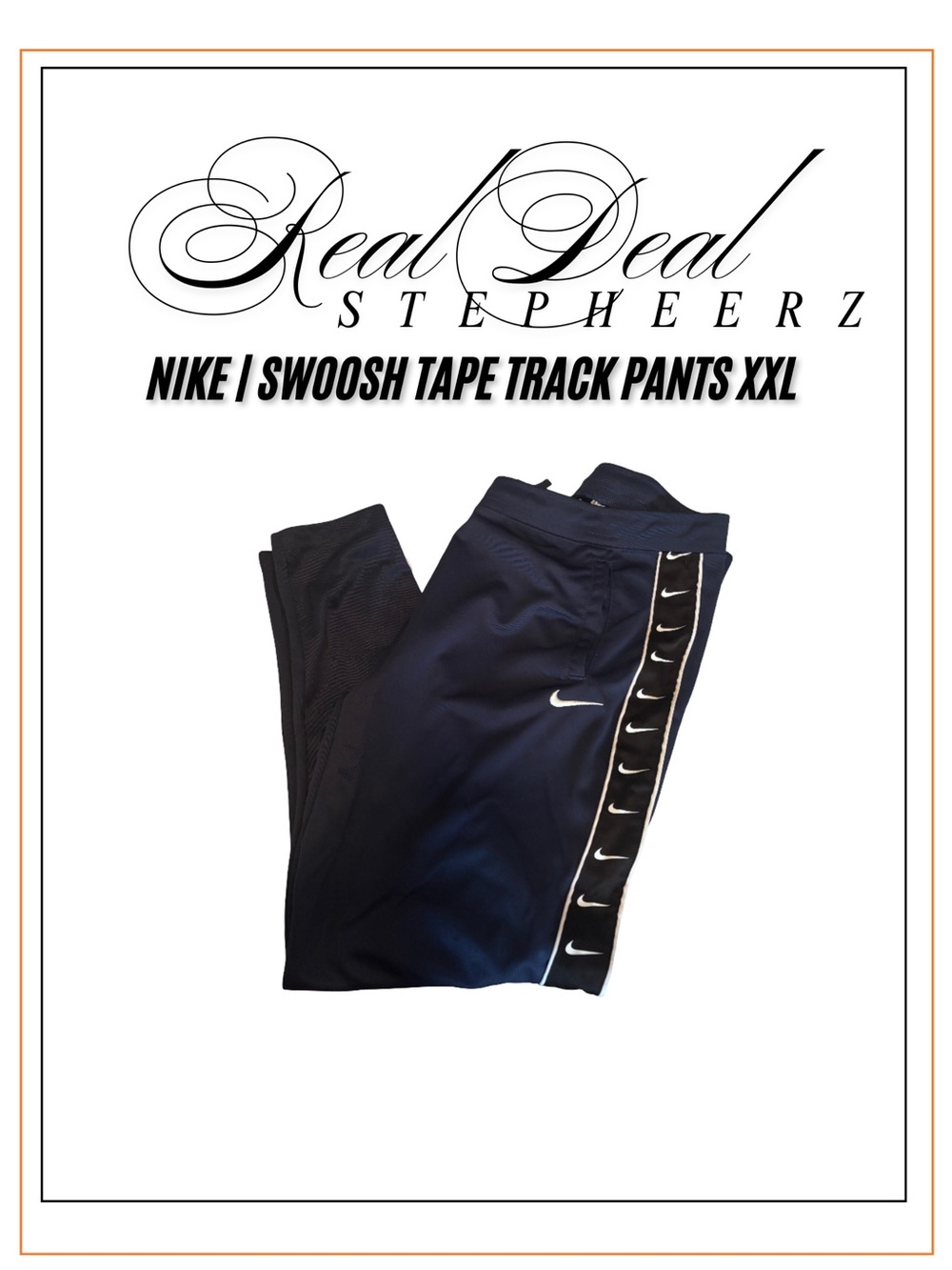 Nike | Swoosh Tape Track Pants XXL